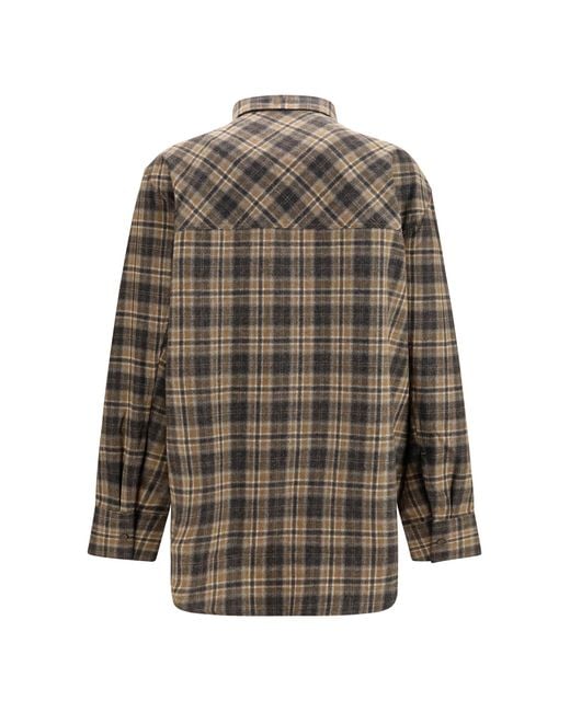 Rohe Gray Check Western Shirt