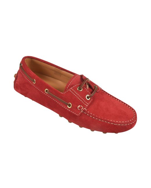 Tod's Red Gommino Macro 52K Loafers