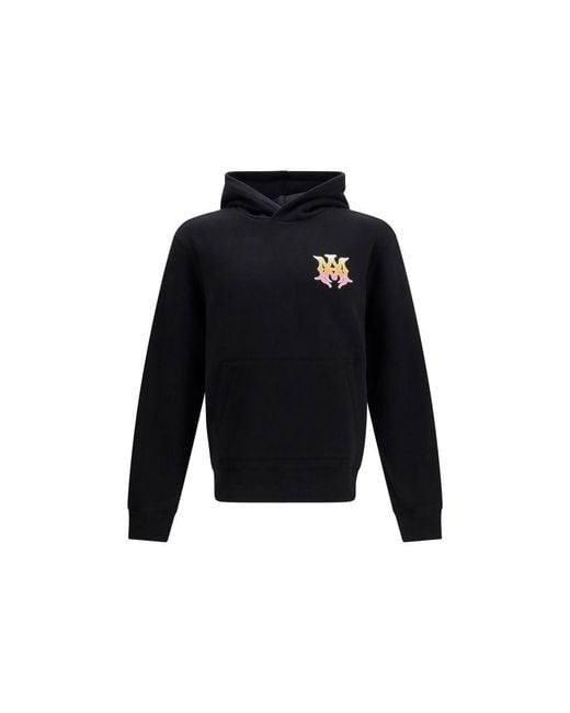 Amiri Black Cotton Sweatshirt Clothing for men