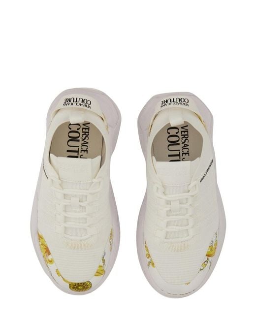 Versace White Sneaker With Logo