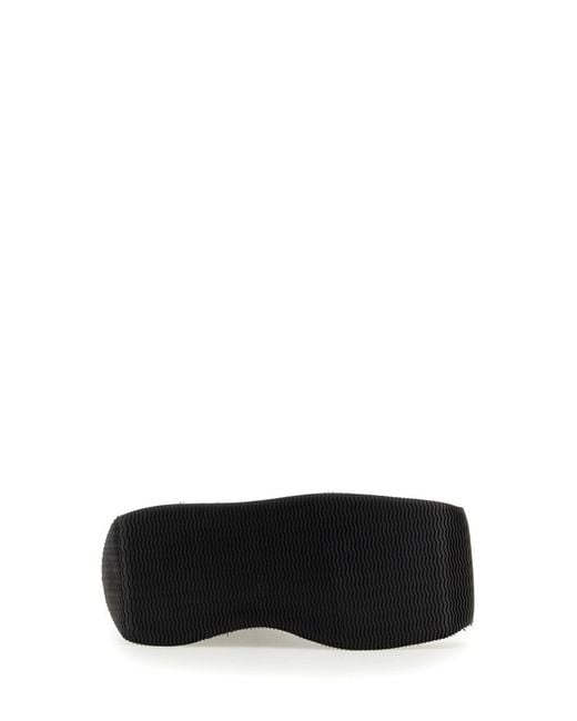 Raf Simons Black Ankle Boot With Square Toe Leather