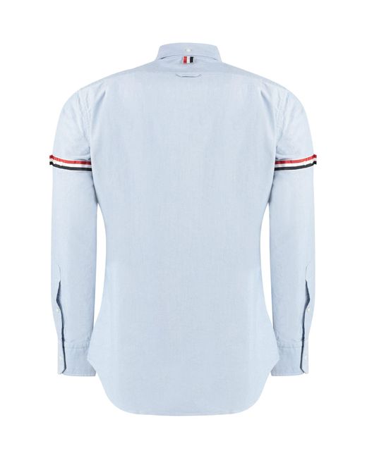 Thom Browne Blue Oxford Cotton Button-down Shirt for men