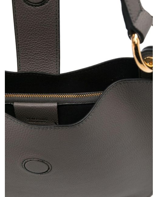 Tom Ford Gray Tara Small Crossbody Bag