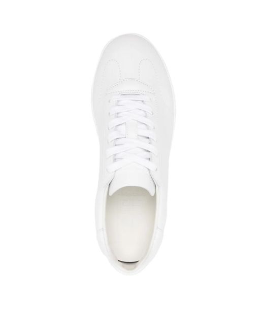 Givenchy White Town Logo Sneakers