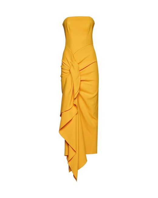 Solace London Yellow Dress