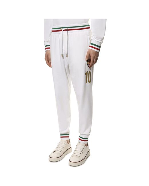 Dolce & Gabbana Gray Logo Sweatpants for men