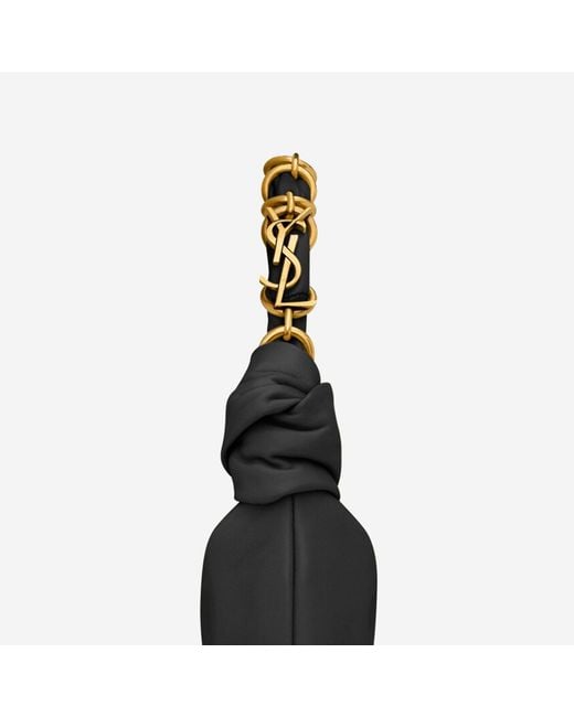 Saint Laurent Black Hobo Bag Amalia Leather Shoulder