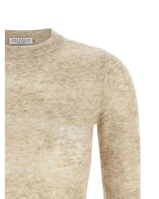 Brunello Cucinelli Natural Silk Cardigan Clothing