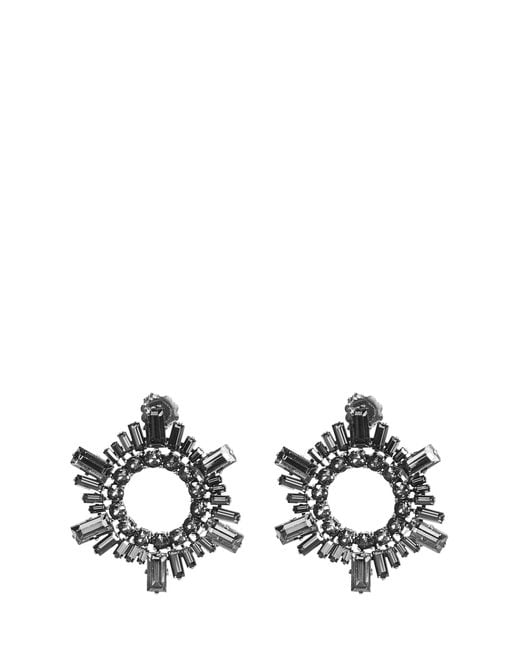 AMINA MUADDI Mini Begum Earrings in Black - Save 25% | Lyst UK