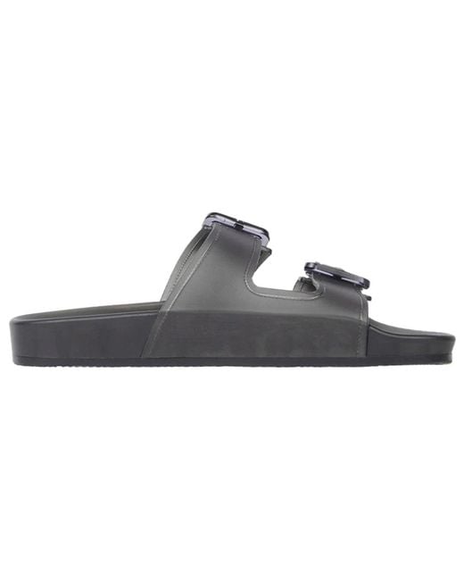 Balenciaga Blue Mallorca Round-Toe Sandals