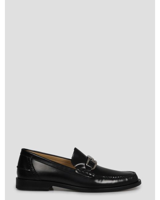 Fendi Leather O`lock Loafer in Nero (Black) for Men - Save 9% | Lyst