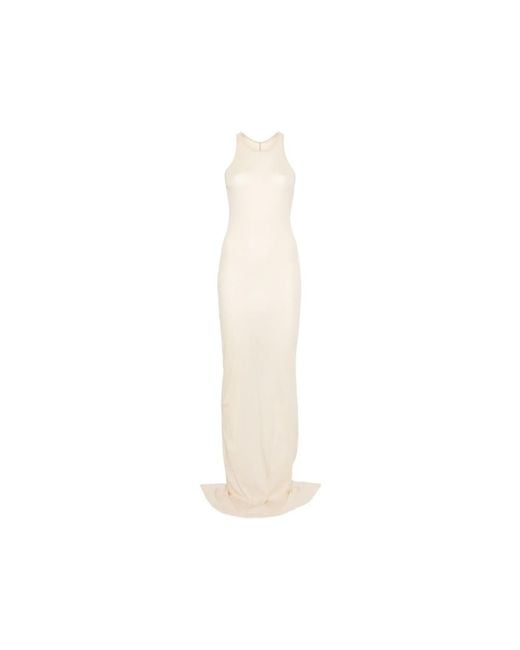 Rick Owens White Neutrals Dresses