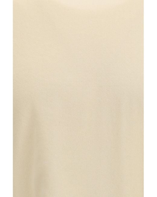 Cruna White Cotton Knitted T-Shirt T-Shirts for men