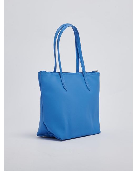 Lacoste Blue Pvc Shopping Bag