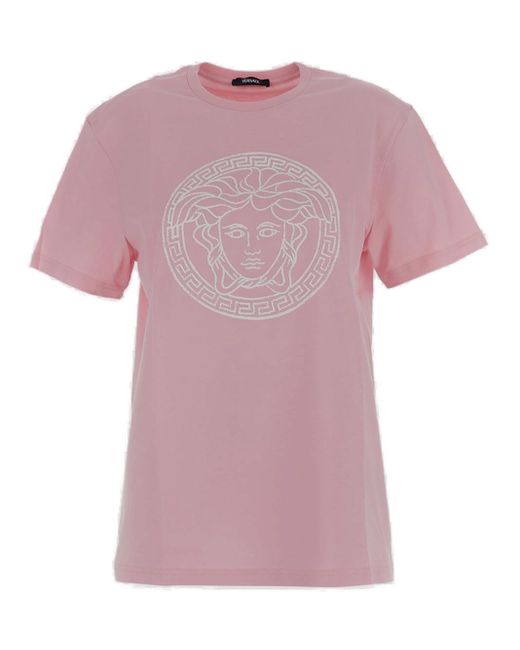 Versace Pink T-Shirts And Polos