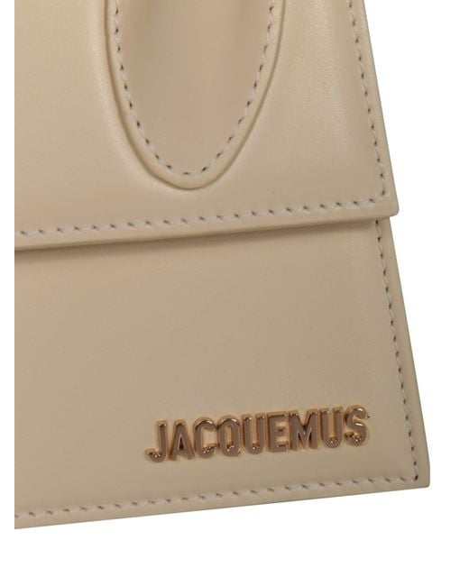 Jacquemus White 'Le Chiquito Noeud' Ivory Crossbody Bag With Logo