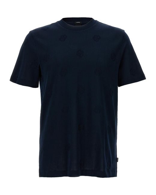 Boss Blue C-Thompson 109 T-Shirt Cotton for men
