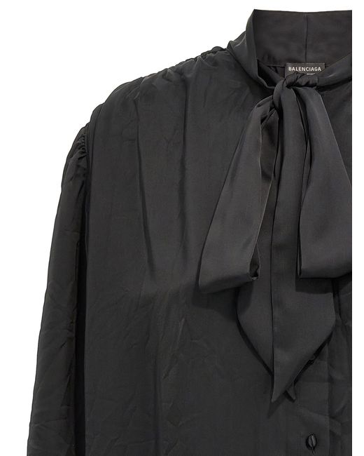 Balenciaga Black 'Double Sleeve' Shirt