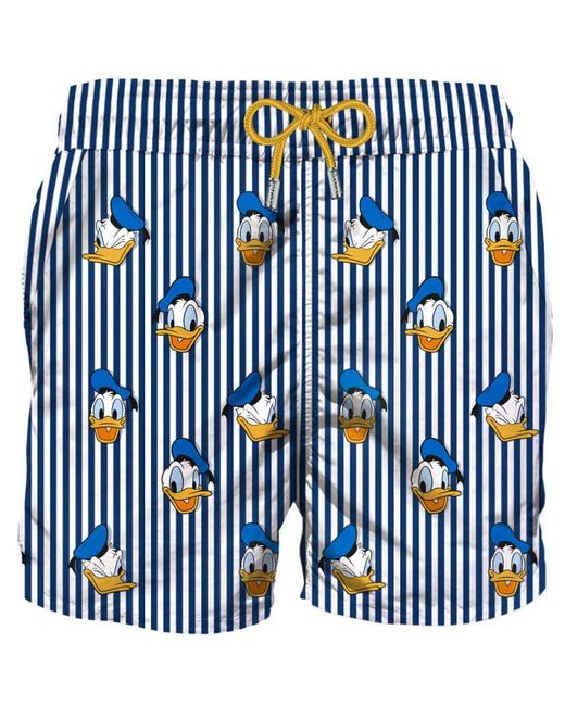Mc2 Saint Barth Swim Shorts With Donald Duck Embroidery ®disney Special ...