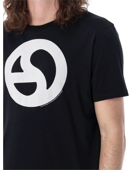 Acne Black Logo T-shirt for men