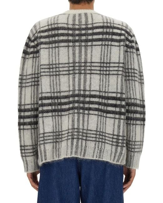J.W. Anderson Gray Knitwear Jersey Nylon Wool Mohair Jumpers for men