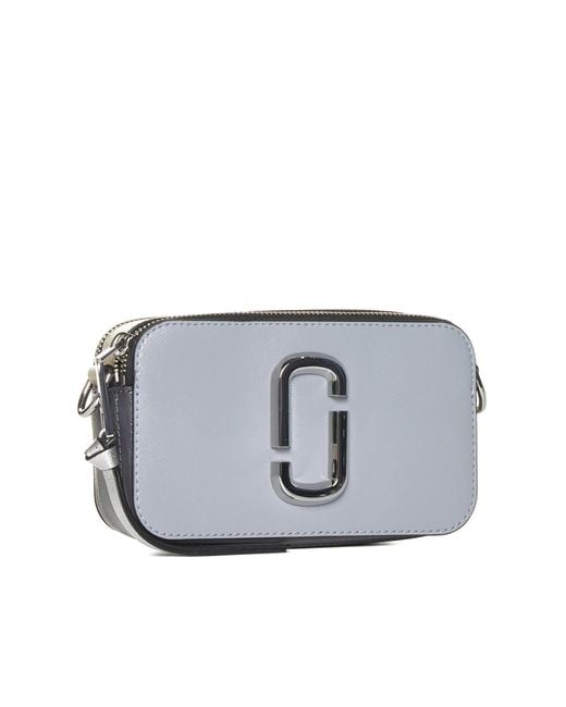 Marc Jacobs Gray The Snapshot Wolf Grey Multi Leather Camera Bag