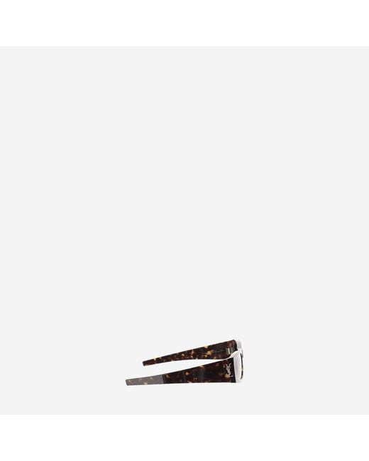 Saint Laurent Brown Logo Sunglasses Acetate