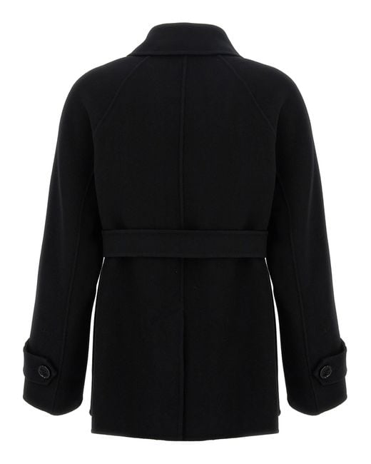 Max Mara Black 'Louis' Short Coat