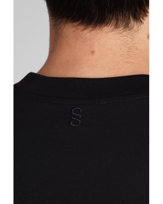 Salvatore Santoro Black T-Shirt for men