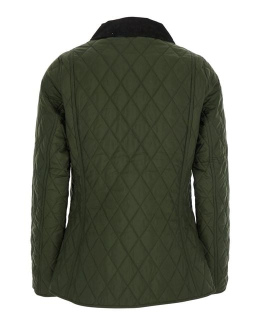 Barbour Green Quilted Jacket Coat