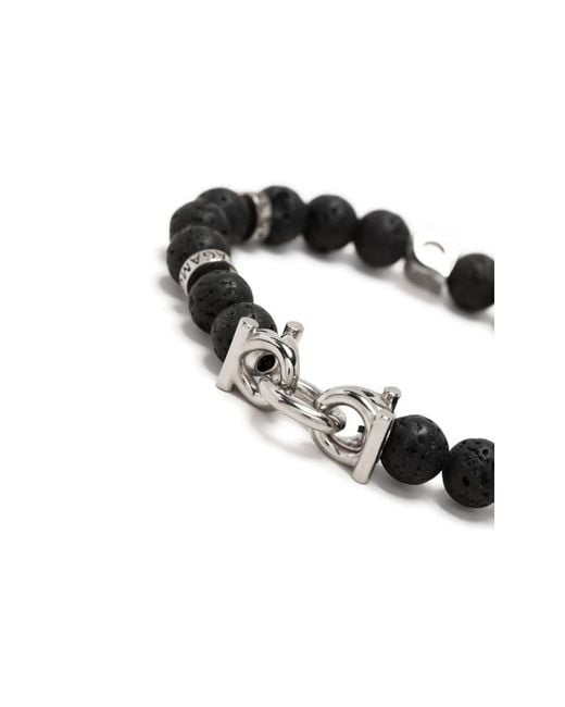 Ferragamo Black Bracelets for men