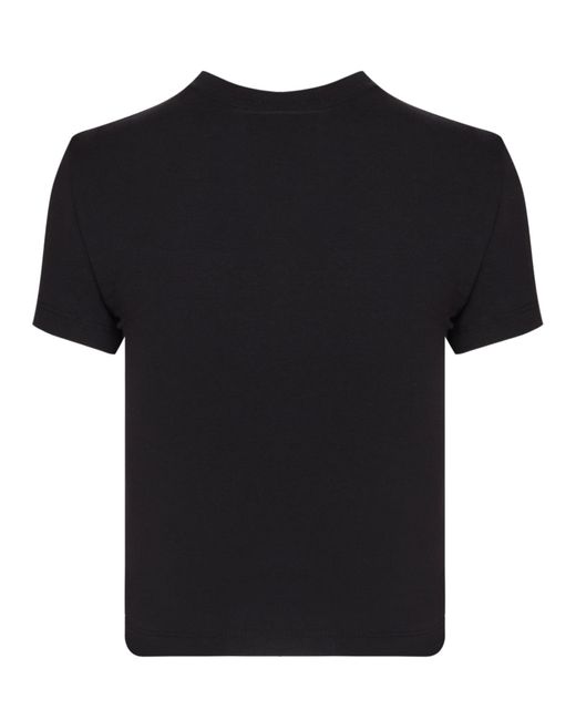 Versace Black Crop T-shirt By