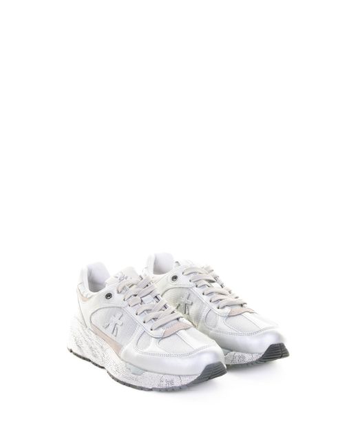 Premiata White Sneakers Pelle
