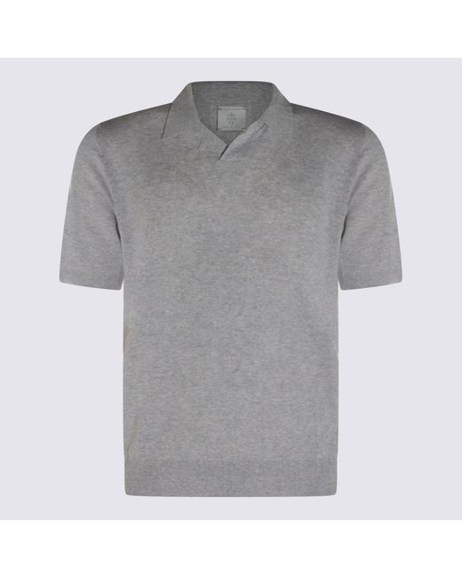 Eleventy Gray T-Shirts And Polos Li Co for men