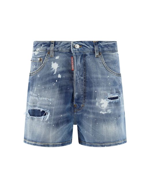 DSquared² Blue Bermuda Shorts