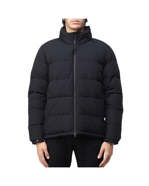 Aspesi Black High-neck Zip-up Jacket for men
