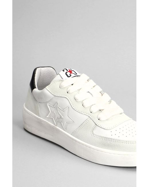 2 Star White Padel Star Sneakers for men