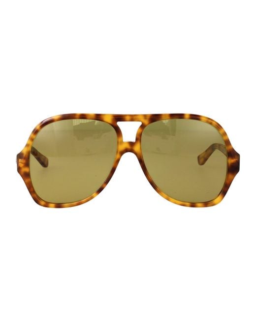 Chloé Yellow Sunglasses Ch0289S Havana Acetate