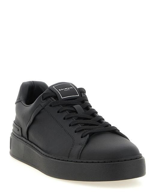 Balmain Black 'B-Court' Sneakers for men