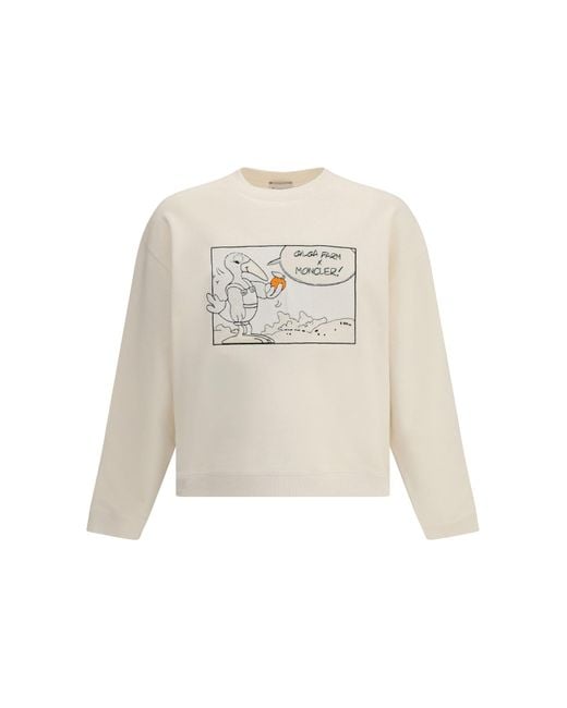 Moncler Genius White Sweatshirts for men