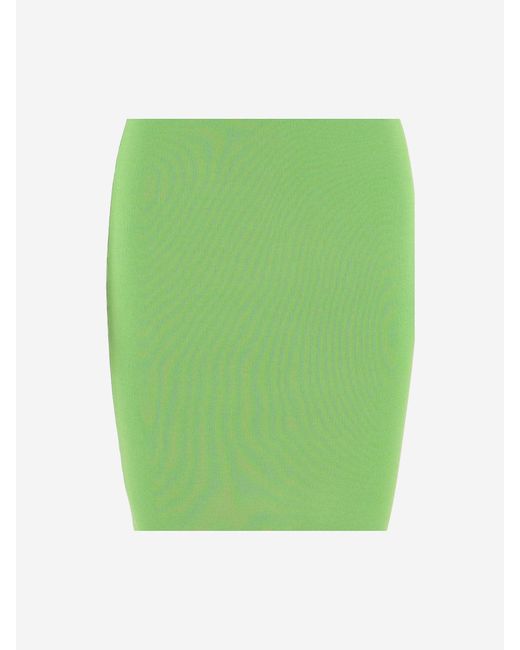 Michael Kors Green Viscose Blend Longuette Dress