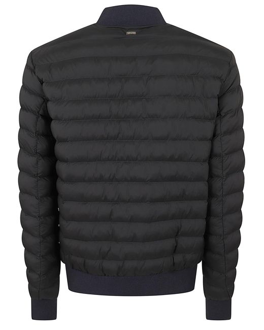 Herno Black Padded Jacket Polyester for men