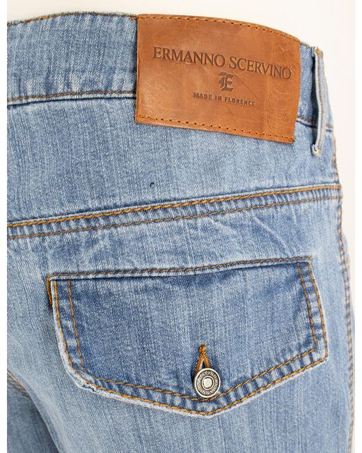Ermanno Scervino Blue Trousers