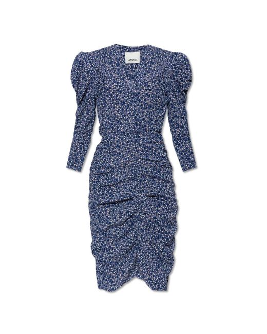 Isabel Marant Blue ‘Celina’ Silk Dress