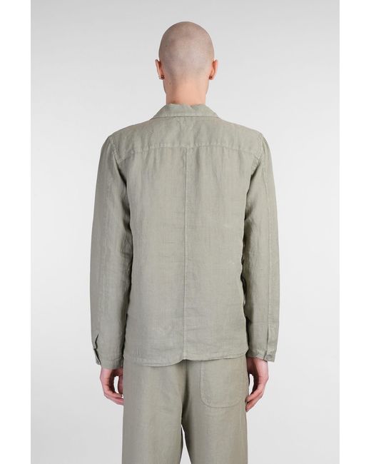 120% Lino Multicolor Shirt for men