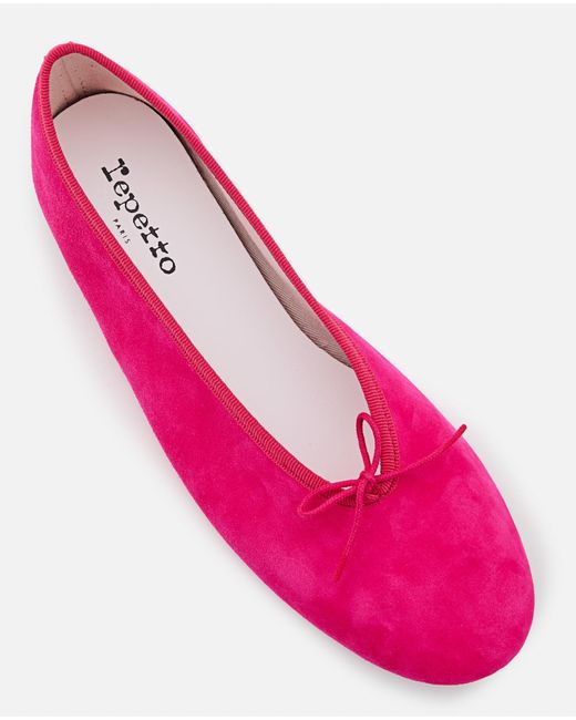 Repetto Pink Lilouh Leather Ballerinas