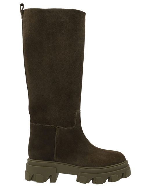 Gia Borghini Leather Perni 07 Gia Borghi X Pernille Teisbaek Boots in Green | Lyst UK