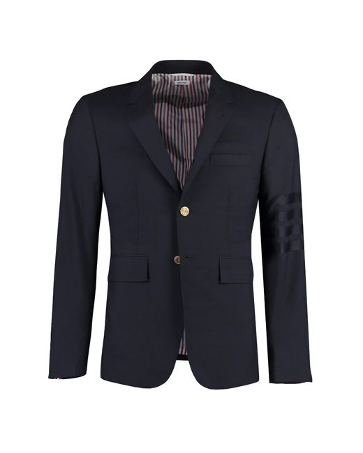 Thom Browne Blue Single-breasted Two-button Blazer for men