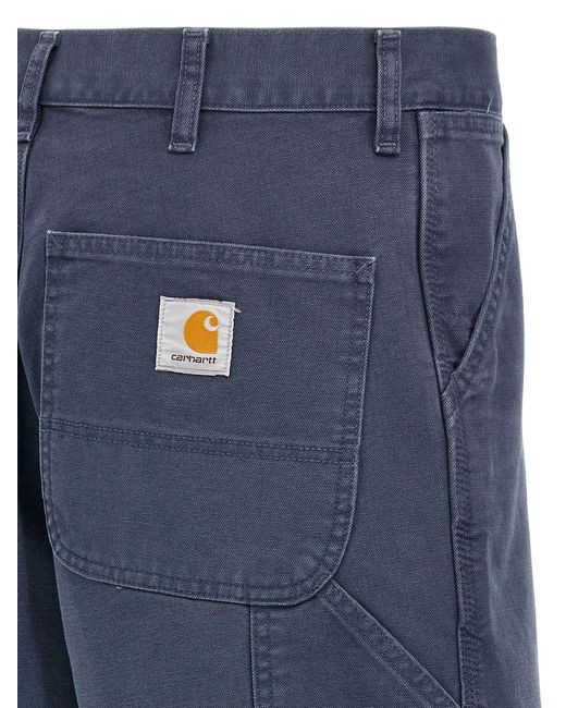 Carhartt Blue Single Knee Bermuda Shorts for men