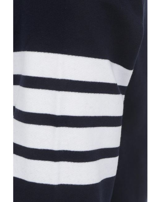 Thom Browne Blue Cotton Sweatshirt Sweatshirts for men